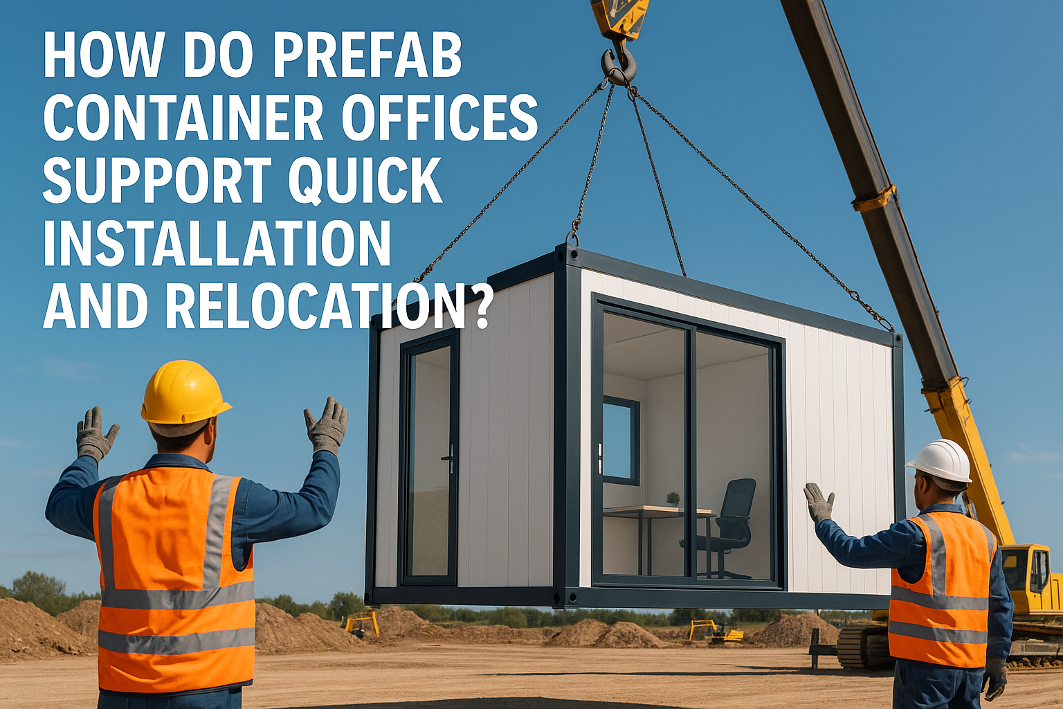 Hvordan støtter prefabrikerte containerkontorer rask installasjon og flytting?