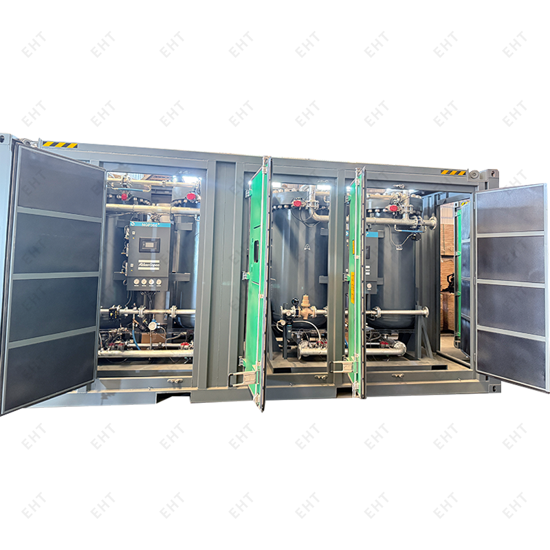 20 fot tilpasset nitrogenutstyrsbeholder – modulær arbeidshytte for industri- og offshorebruk