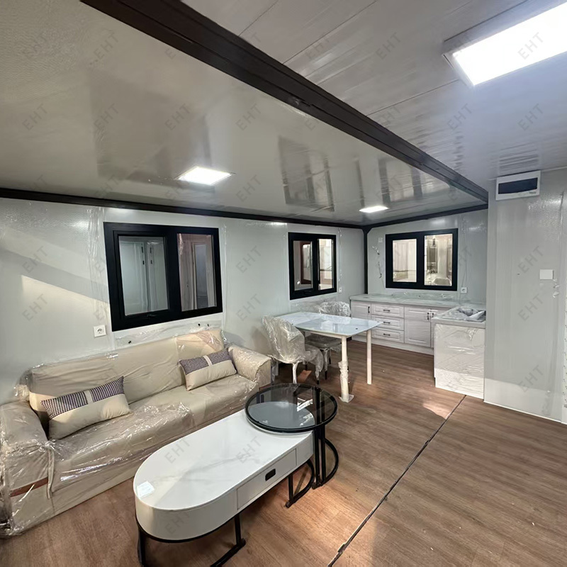 20 fot Double Wing utvidbart containerhus prefabrikkert mobil boenhet