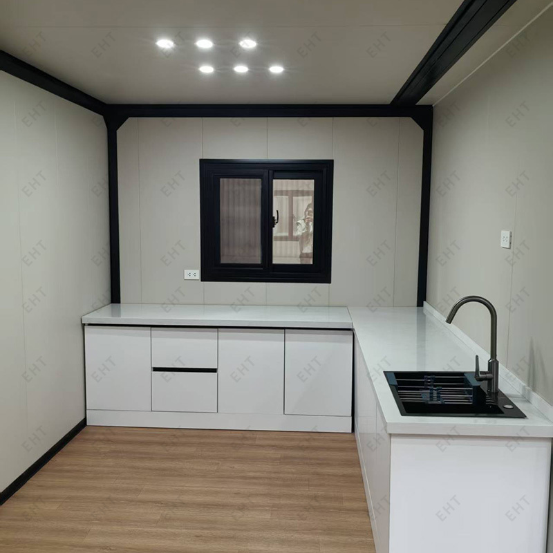 20 fot Double Wing utvidbart containerhus prefabrikkert mobil boenhet