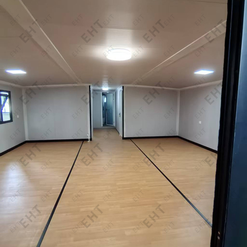 40 fot dobbelvinget utvidbart containerhus prefabrikkert modulær boenhet