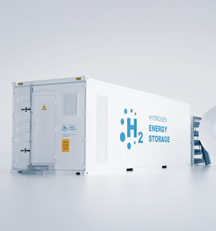 Hydrogen/lagringsenergykontainer